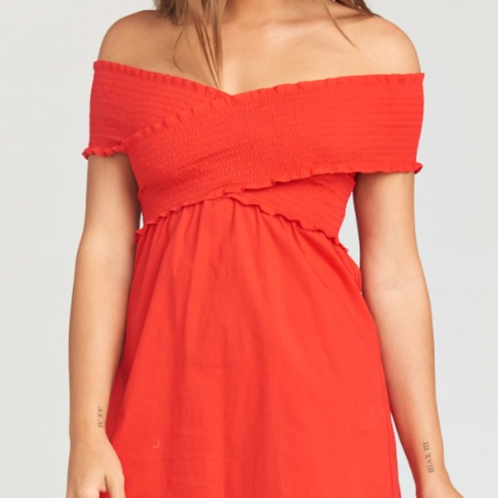 Show Me You Mumu Mandy Smocked Dress